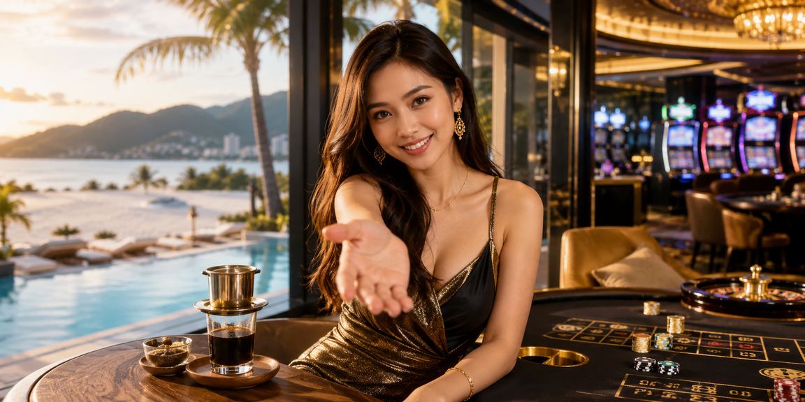 Người dùng Nha Trang kiểm tra tỷ lệ cá cược và nạp tiền qua điện thoại bên cạnh tách cà phê